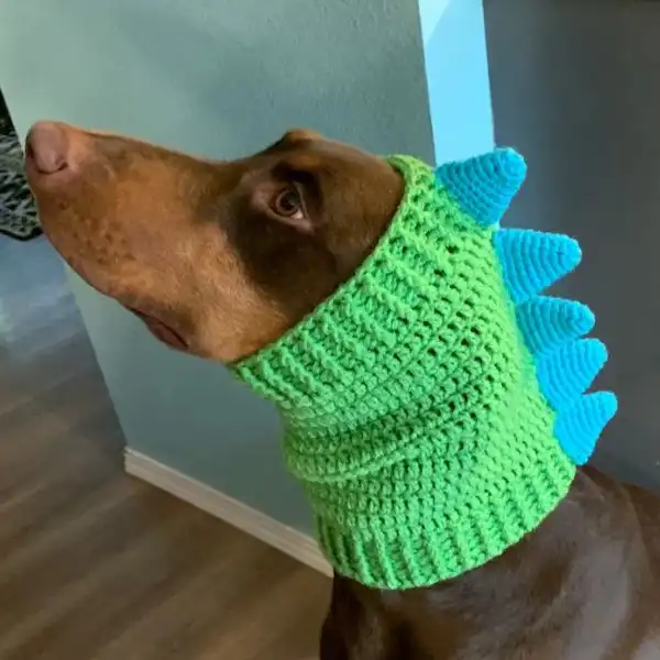 Dog Dinosaur Snood Cowl