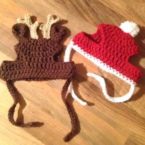 Dog Christmas Beanie Hats