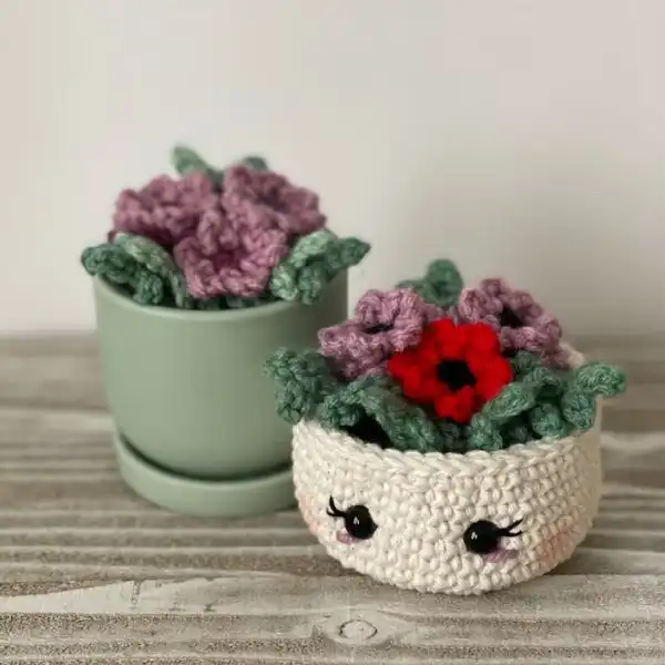 Potted Poppy Amigurumi