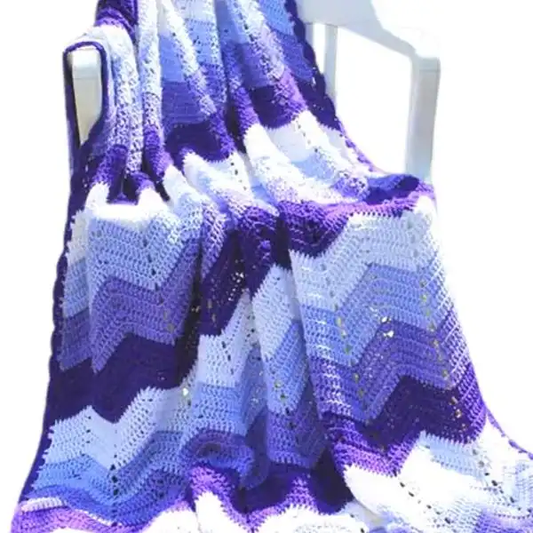 Ripple Lace Blanket