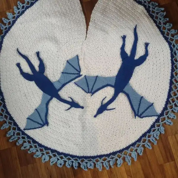 Flying Dragon Tree Skirt