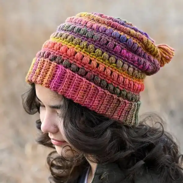 Slouchy Boho Beanie