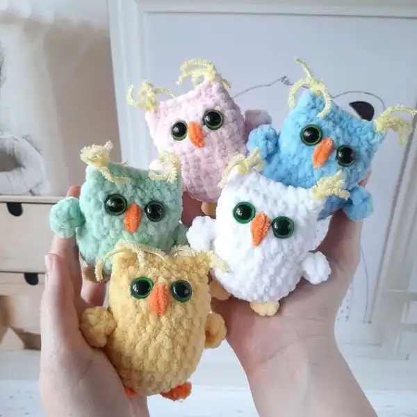 Adorable Owl Keychain