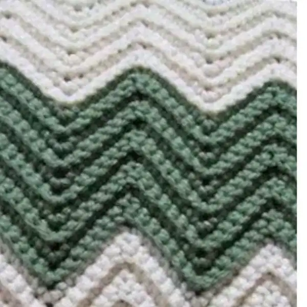 Ripple Stitch Baby Blanket