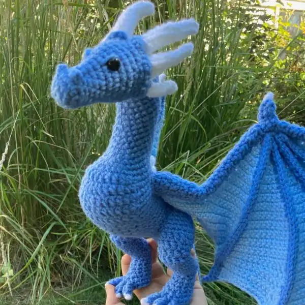 Crochet Giant Wyvern Dragon