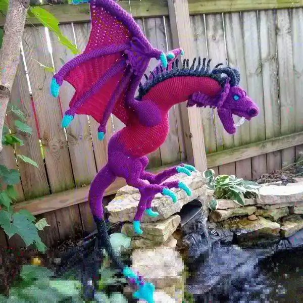 Large Wyvern Crochet Pattern 