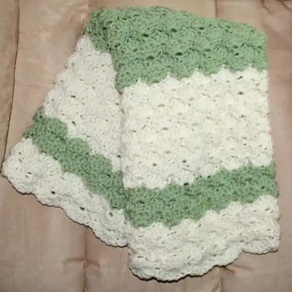 Easy Crochet Afghan Pattern - Puffy Shells