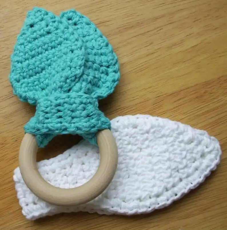 Bunny Ear Teething Ring