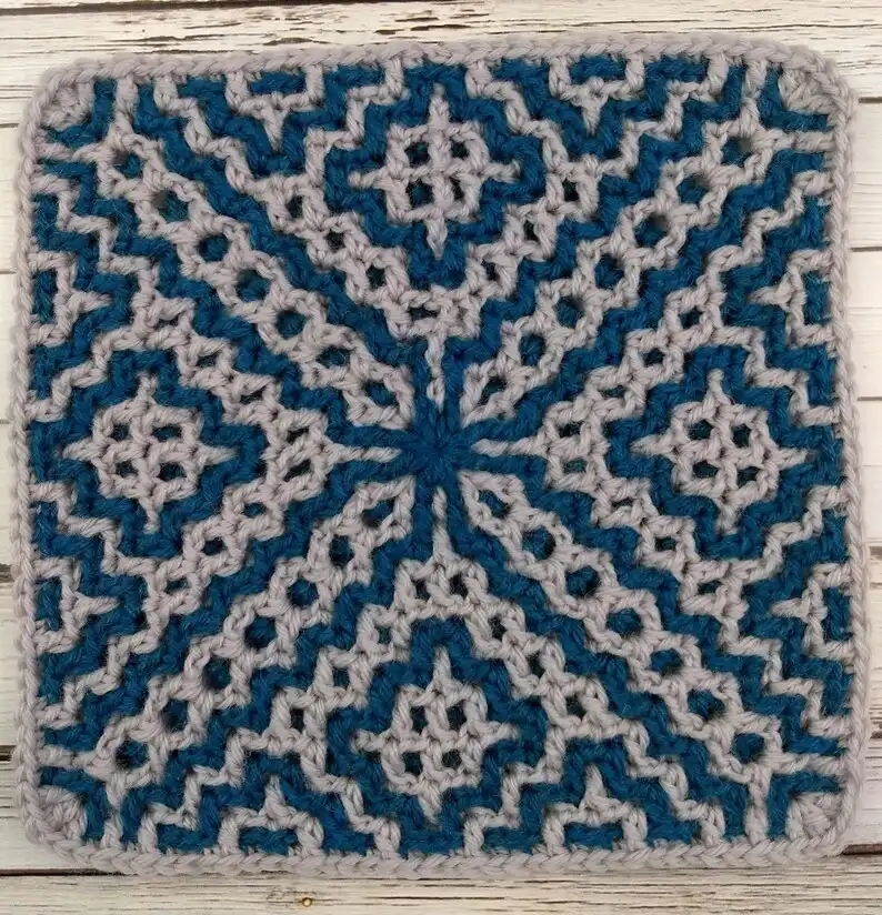 Interlocking Squares Blanket