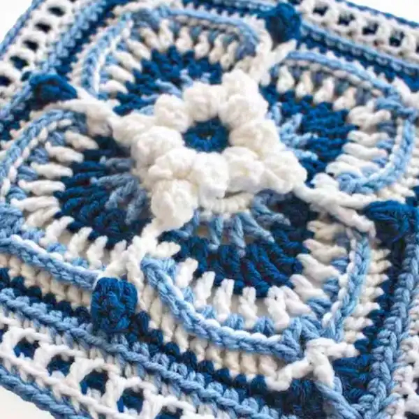 Crochet Pattern Afghan Square