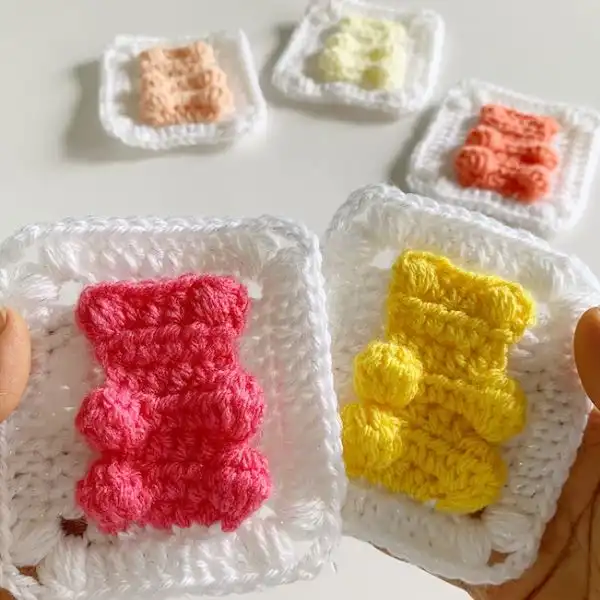 Gummy Bear Granny Square