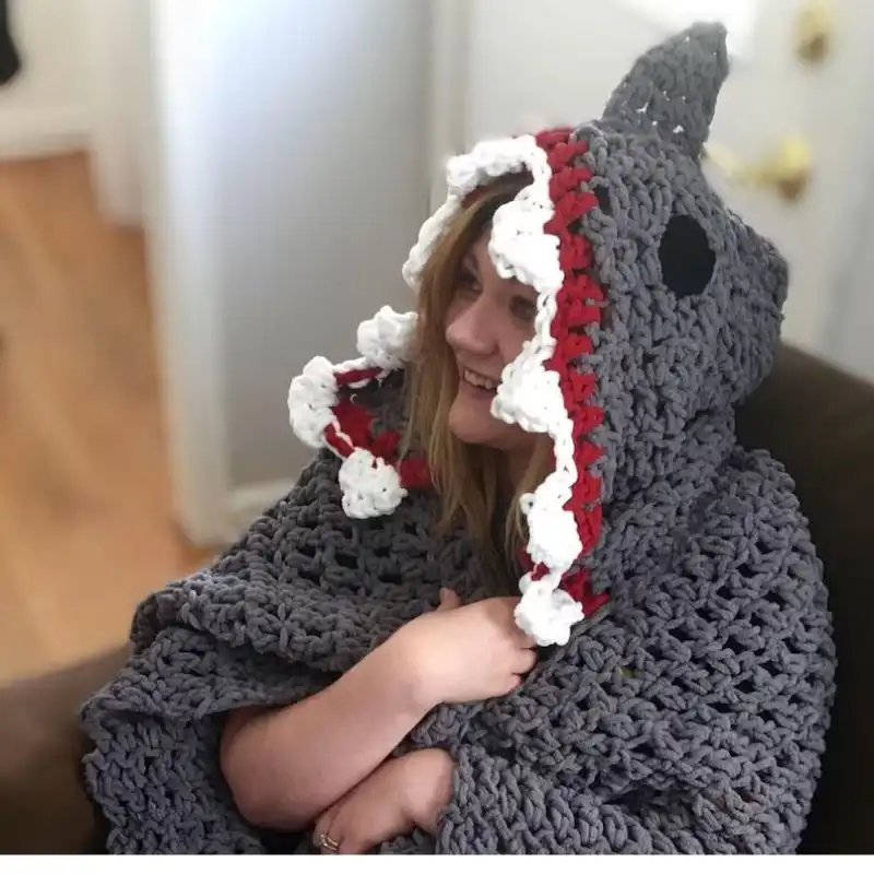 Shark Blanket Hoodie