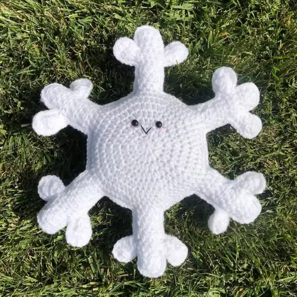 Suzie The Snowflake Pillow