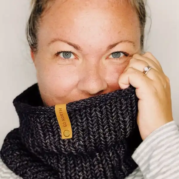 Herringbone Crochet Infinity Scarf