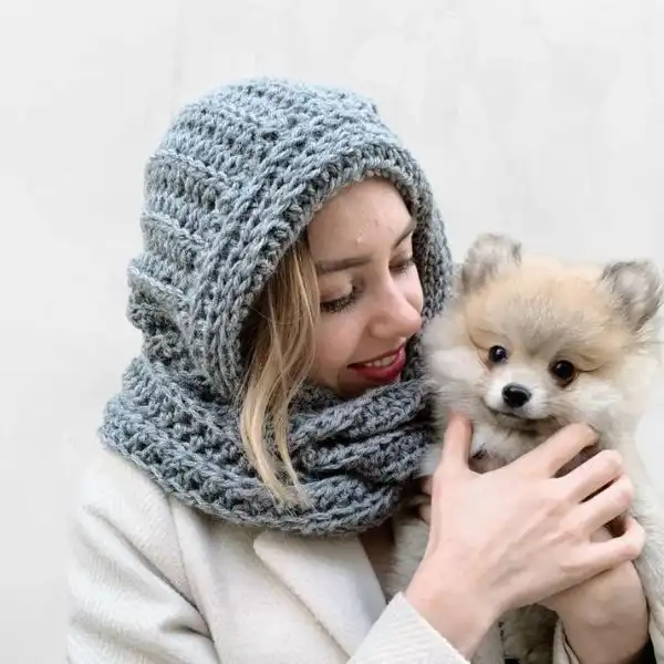 Hooded Infinity Scarf