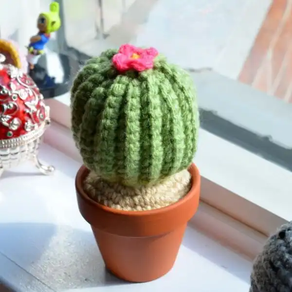 Cactus Crochet Plant