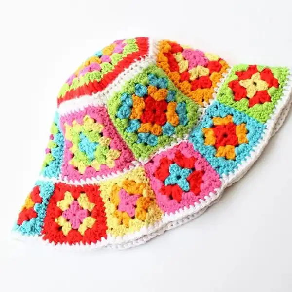 Granny Square Hat