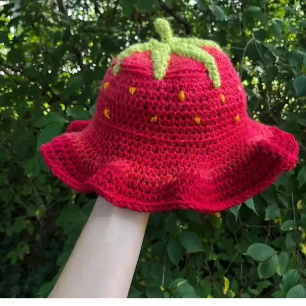 Strawberry Bucket Hat