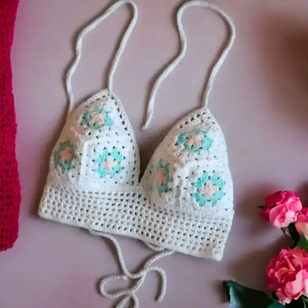 Granny Square Halter