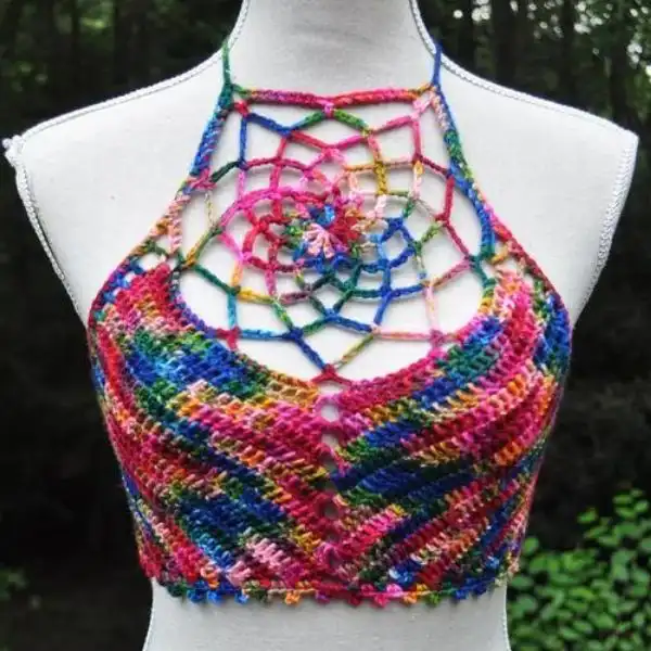 Dreamcatcher Mandala Halter Top