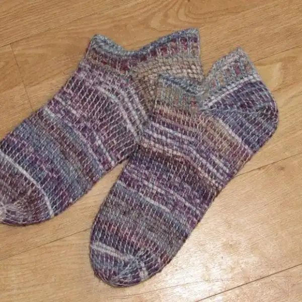 Tunisian Short Socks