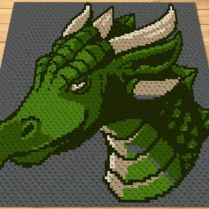 Mystical Dragon C2C Graphgan