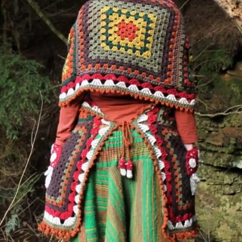 The Mushroom Pocket Shawl