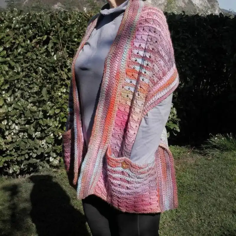 Hope Crochet Pocket Shawl