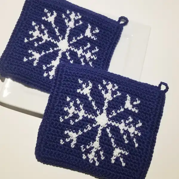 Snowflake Pot Holder