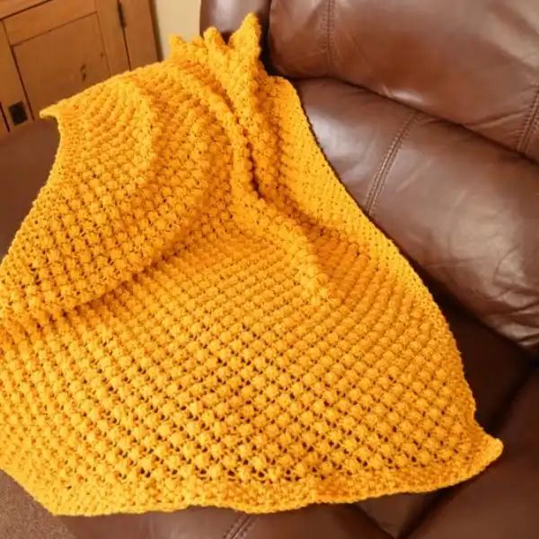 Bobble Stitch Blanket