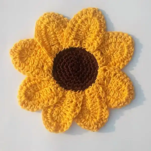 Sunflower Dishcloth