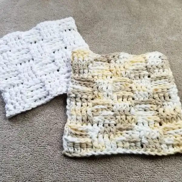 Basketweave Dishcloth