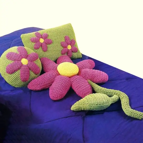 Layered Flower Pillow