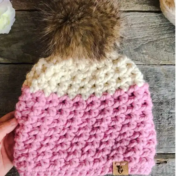 Strawberry Cheesecake Beanie