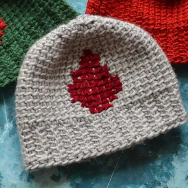 Tunisian Crochet Beanie