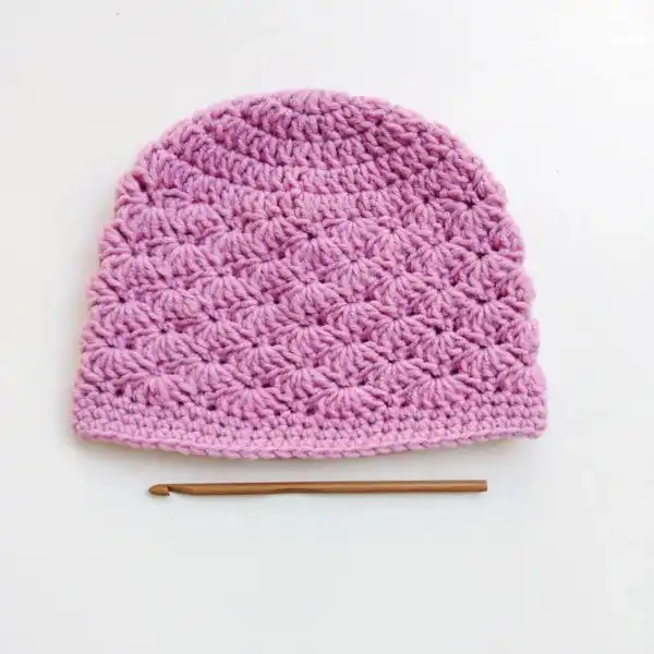 Chunky Shell Stitch Hat