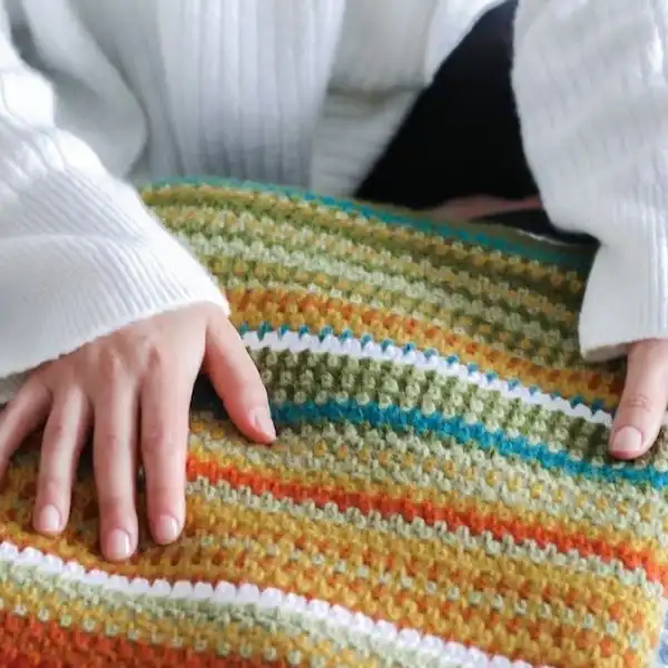 Moss Stitch Blankets