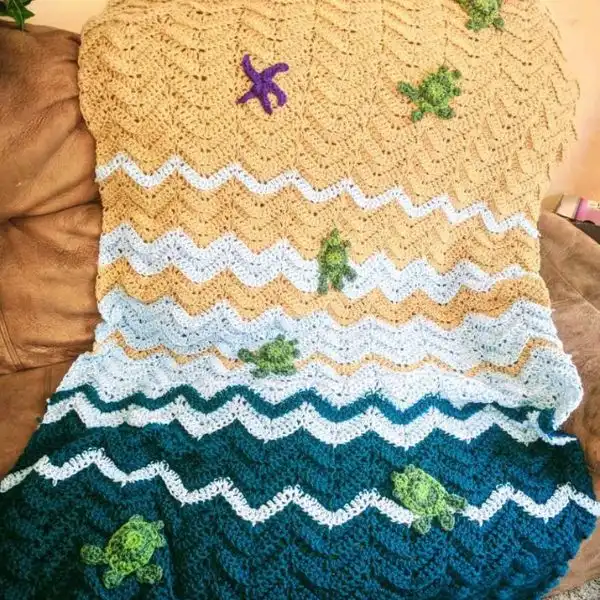 Baby Sea Turtle Blanket