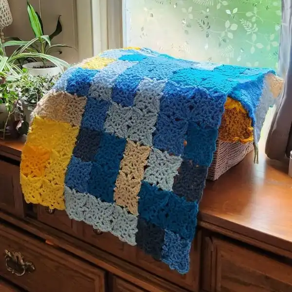 Mini French Square Blanket