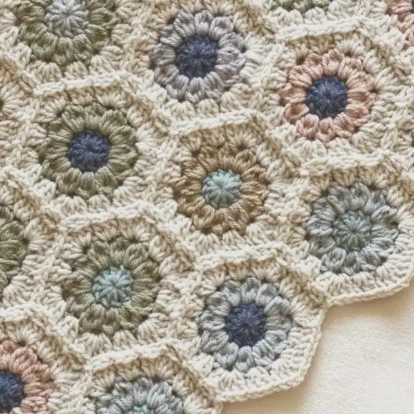 Zinnia Hexagon Blanket