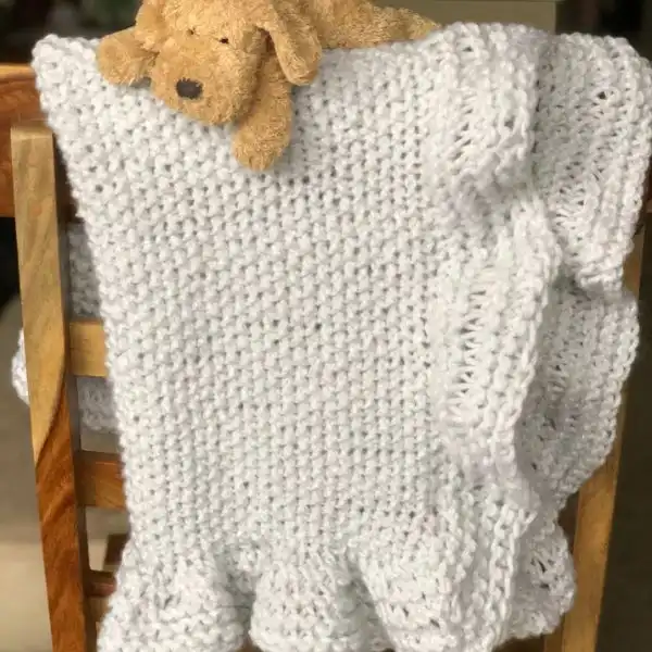 Ruffled Edge Blanket