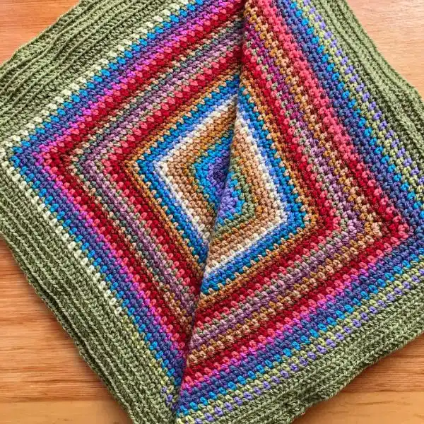 Moss Stitch Blanket