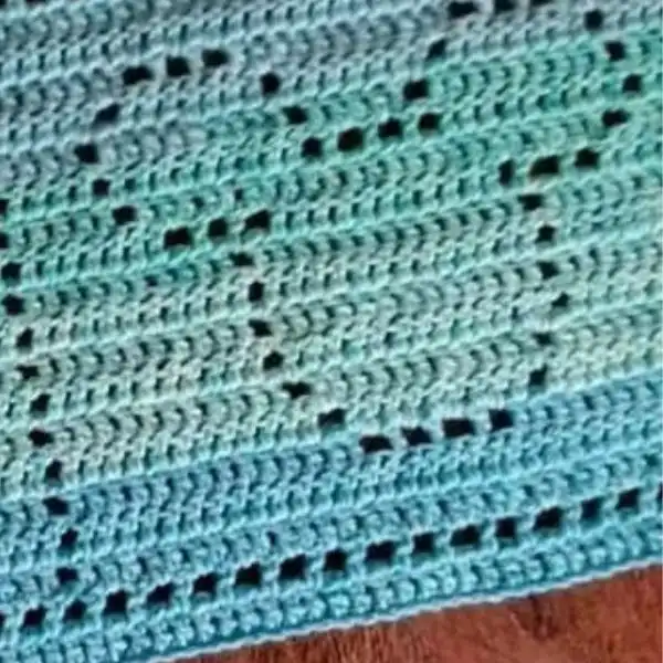 Filet Crochet Afghan