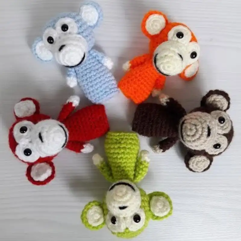 Little Monkey finger puppets