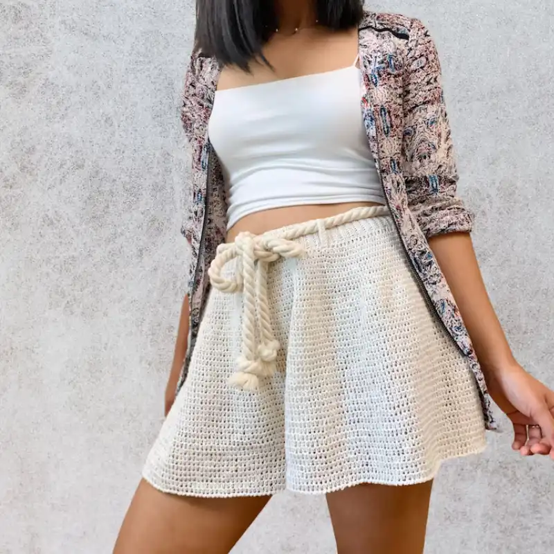 Crochet Loose Shorts