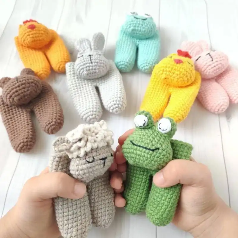 Two Finger Frog Finger Puppet