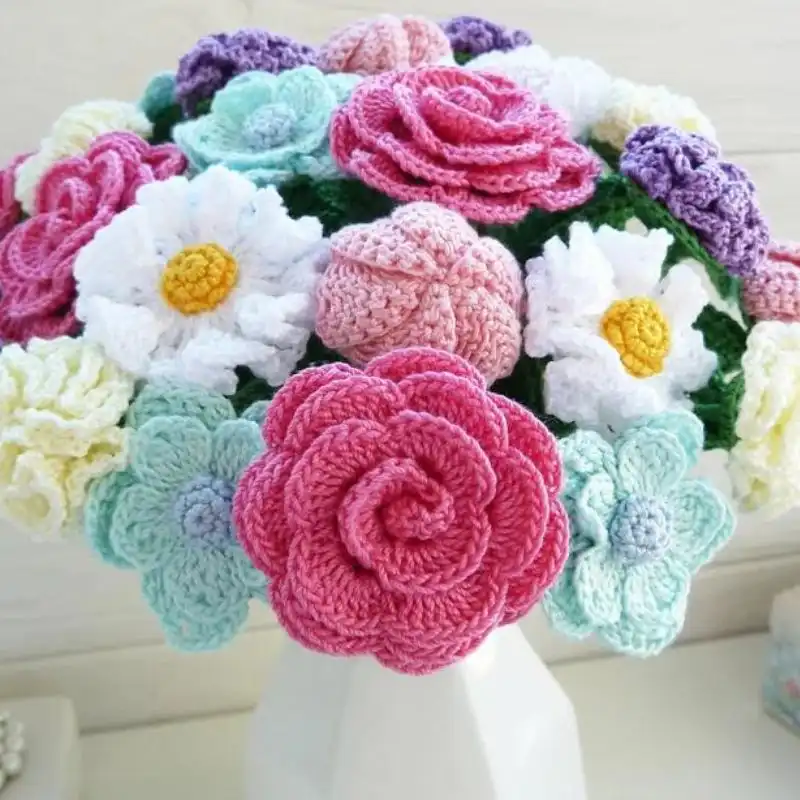 Crochet Flower Bouquet