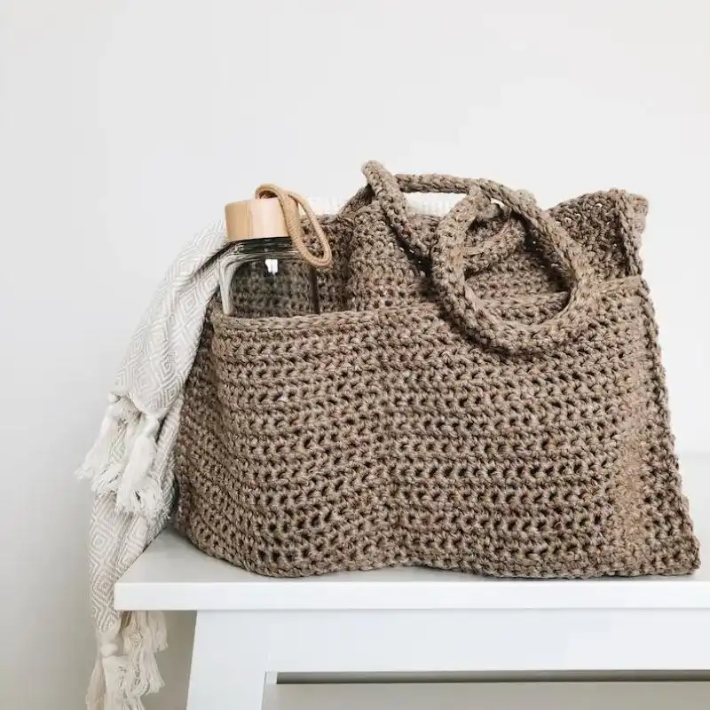 Crochet Wesley Tote Bag