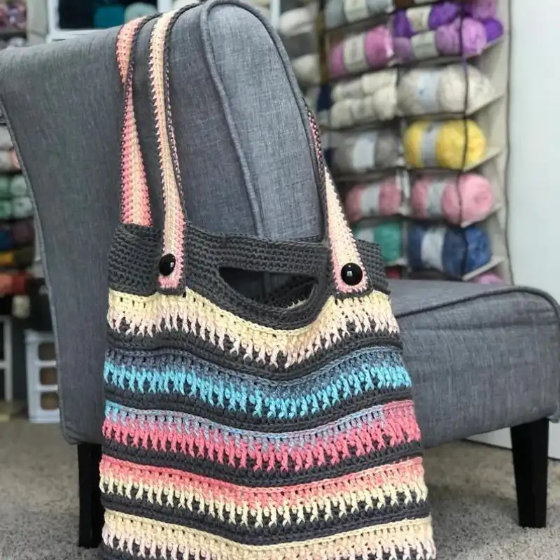 Crochet Turnberry Tote Bag