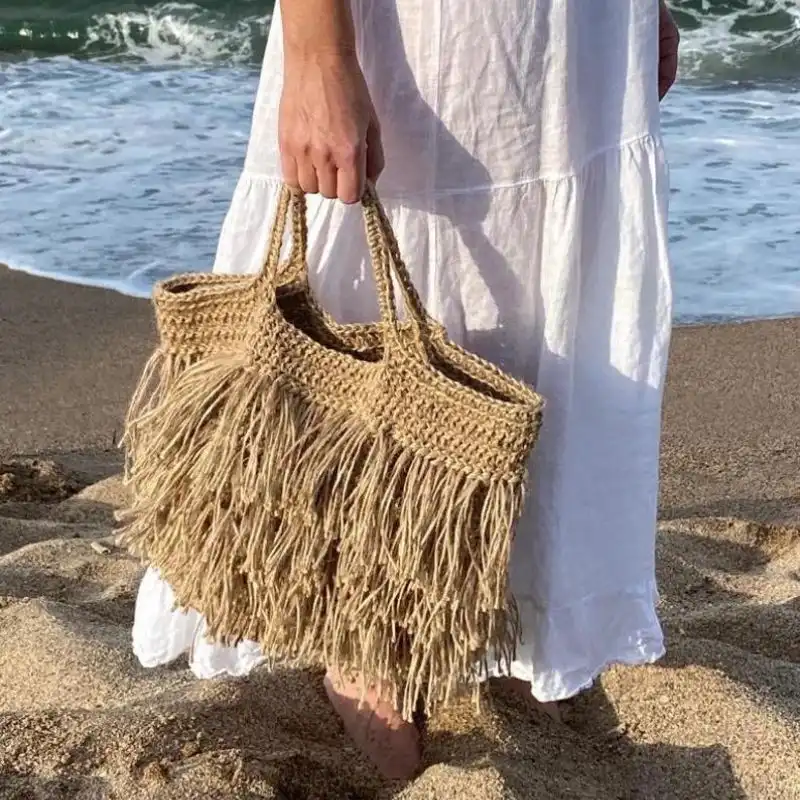 Crochet Summer Boho Tote Bag